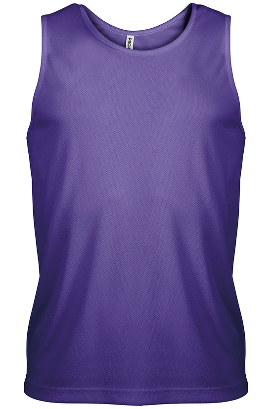 Kariban Proact Mens QuickDry Sports Vest Lightweight Athleisurewear