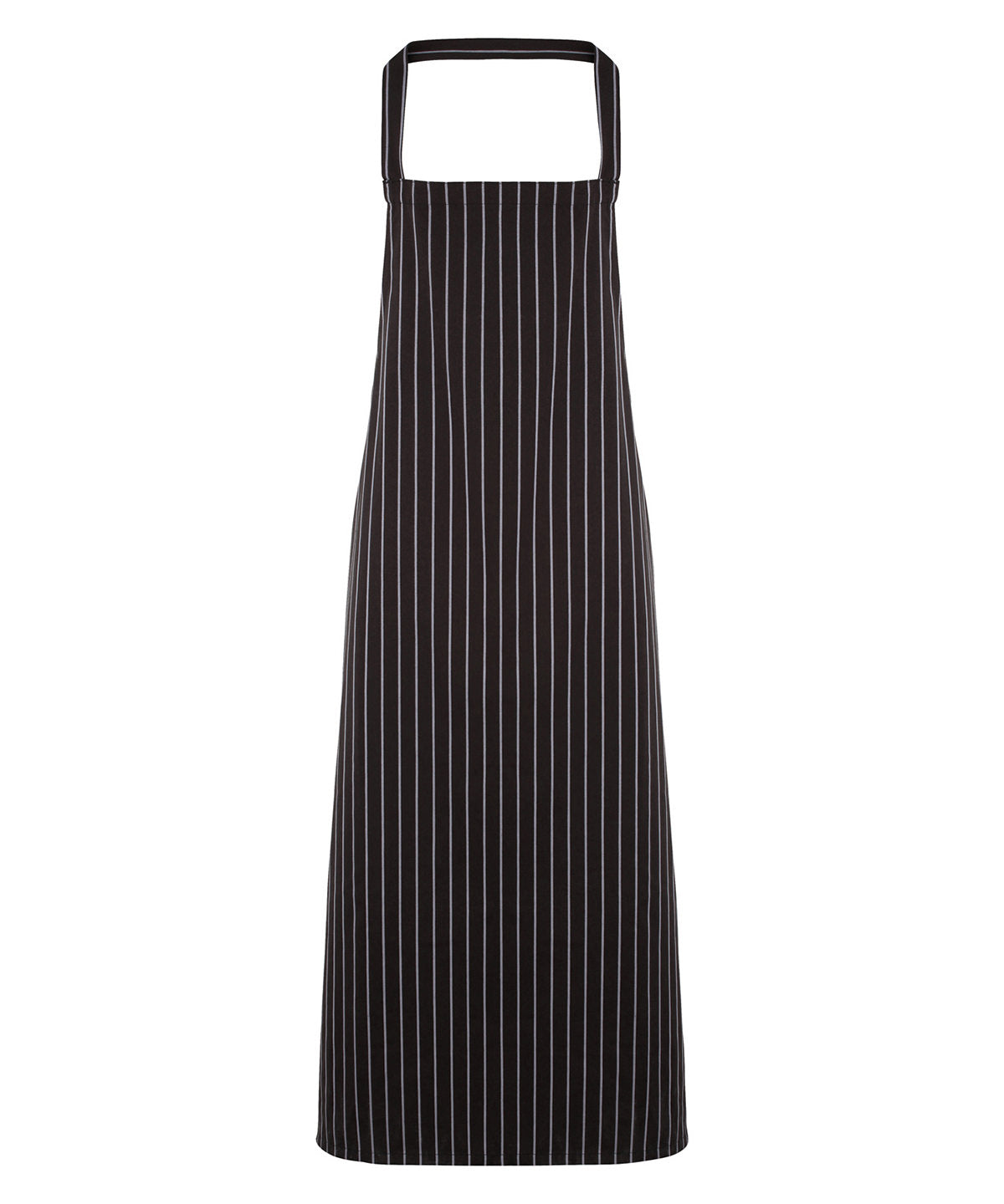 Striped Butchers Bib Apron for Unisex Adults