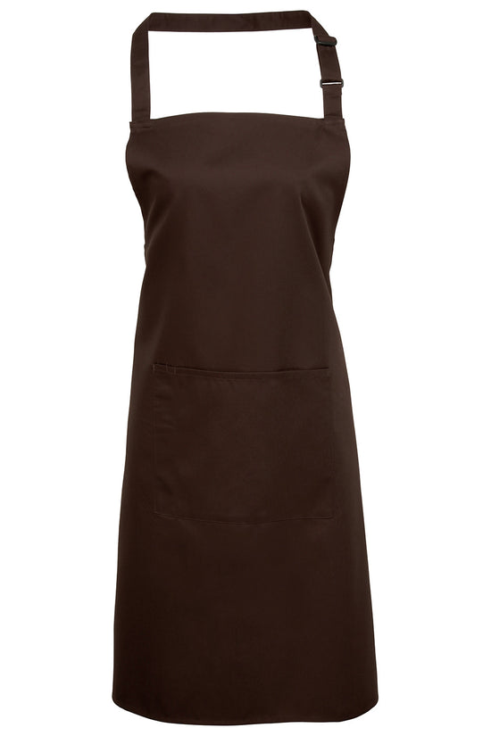 Premier Colours Bib Apron with Pocket Unisex Adult Apron