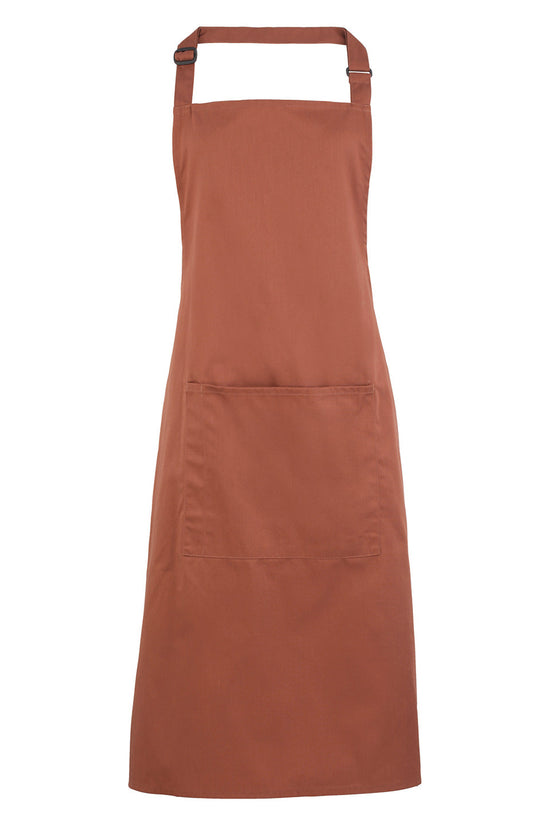 Premier Colours Bib Apron with Pocket Unisex Adult Apron