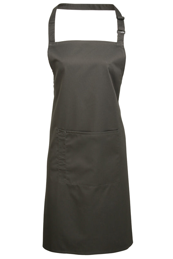 Premier Colours Bib Apron with Pocket Unisex Adult Apron
