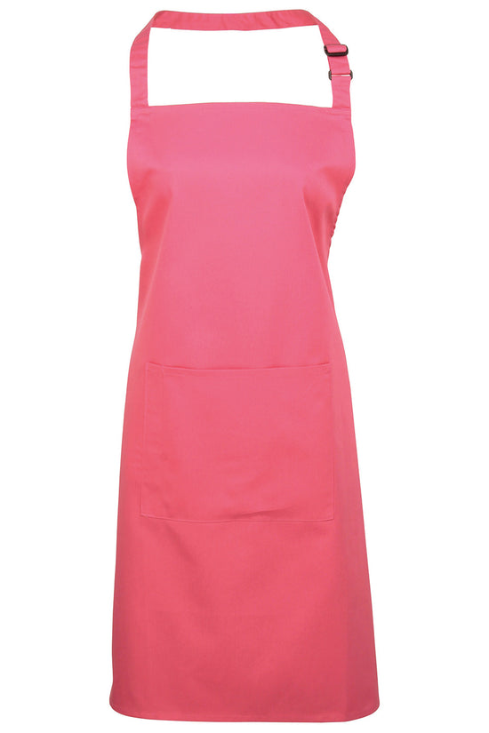 Premier Colours Bib Apron with Pocket Unisex Adult Apron