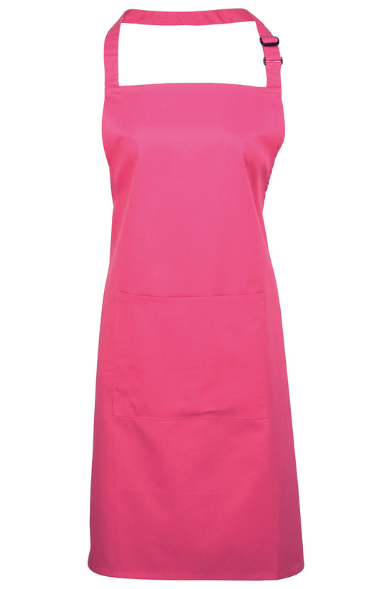 Premier Colours Bib Apron with Pocket Unisex Adult Apron