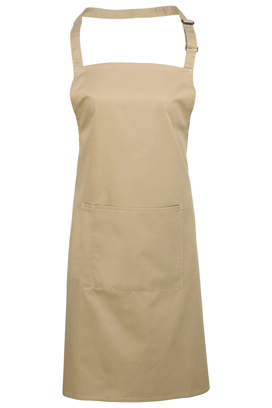 Premier Colours Bib Apron with Pocket Unisex Adult Apron