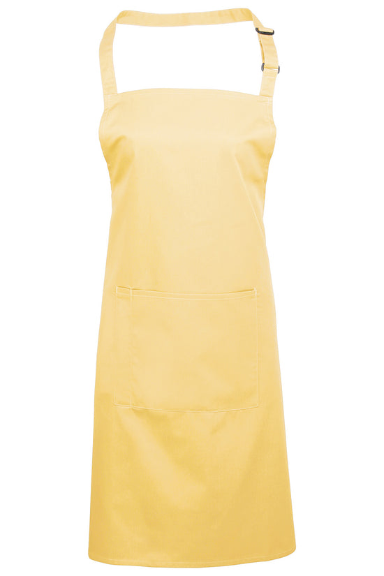 Premier Colours Bib Apron with Pocket Unisex Adult Apron