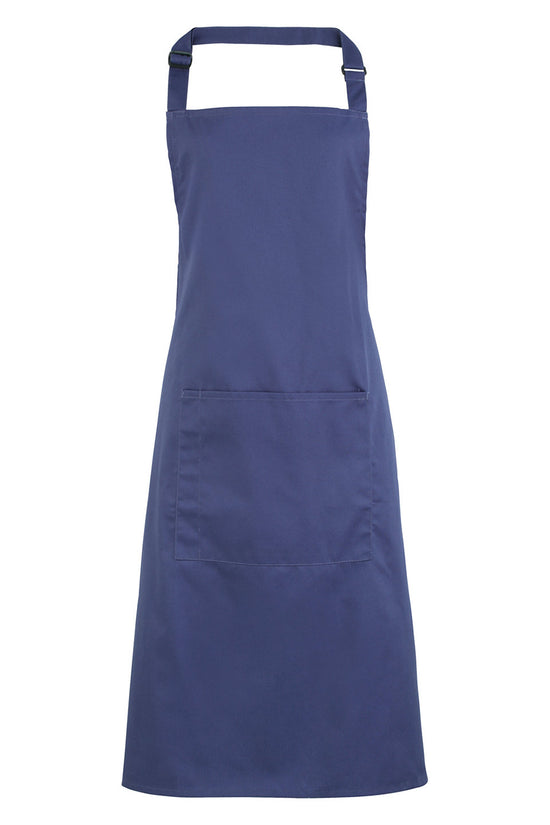 Premier Colours Bib Apron with Pocket Unisex Adult Apron