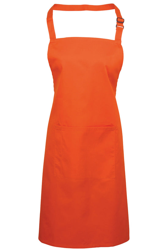 Premier Colours Bib Apron with Pocket Unisex Adult Apron