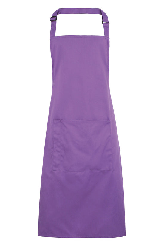 Premier Colours Bib Apron with Pocket Unisex Adult Apron