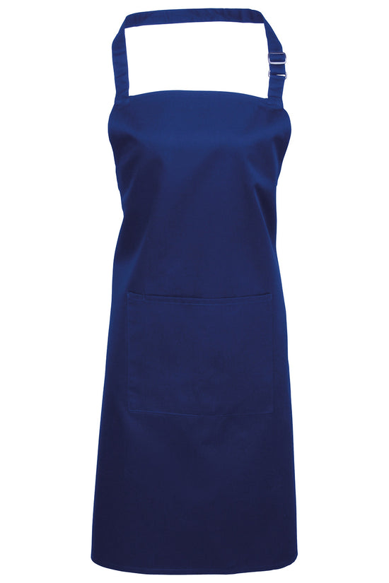 Premier Colours Bib Apron with Pocket Unisex Adult Apron