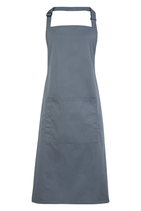 Premier Colours Bib Apron with Pocket Unisex Adult Apron