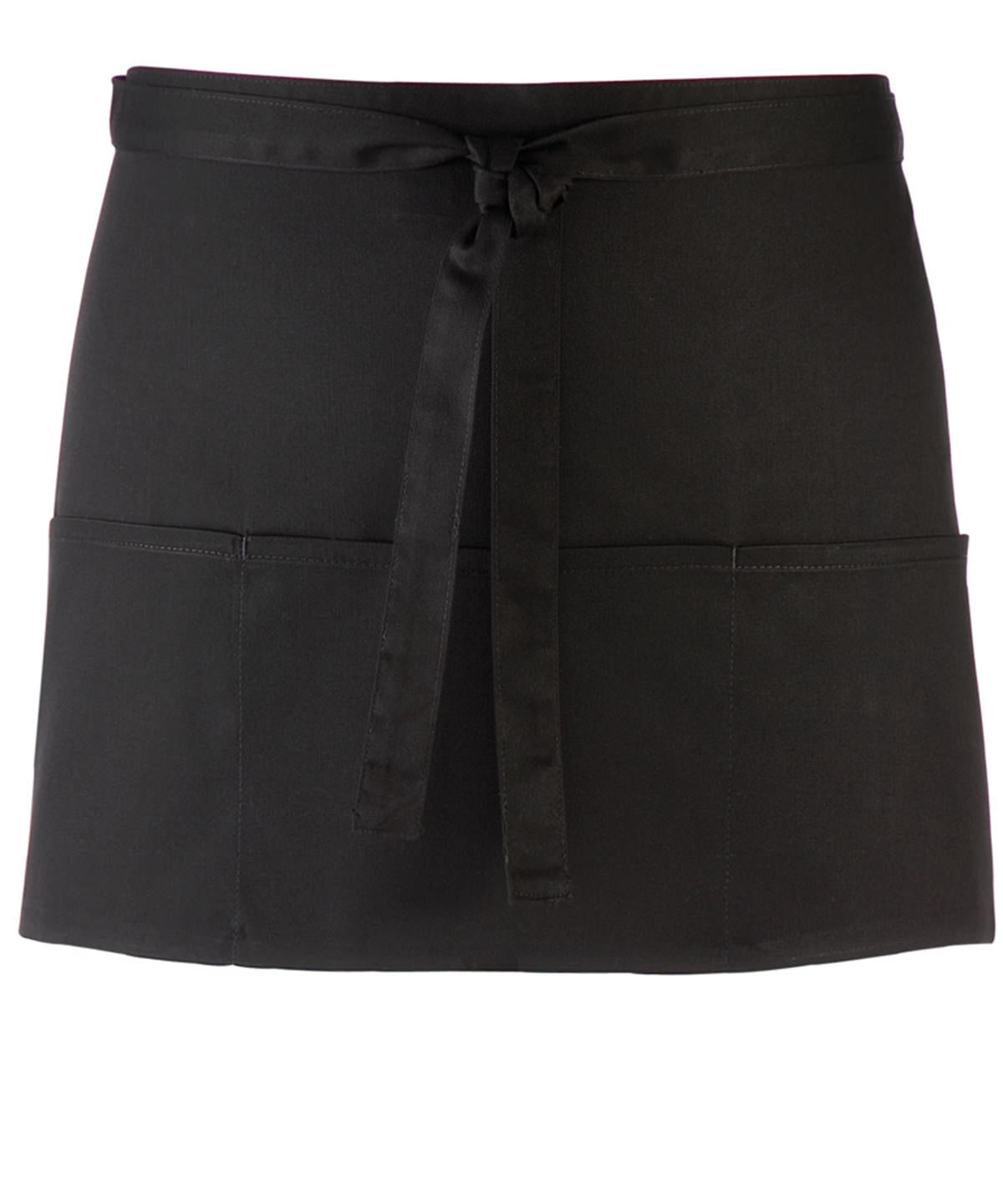 Premier Colours 3Pocket Apron Short Waist Apron with Open Pockets