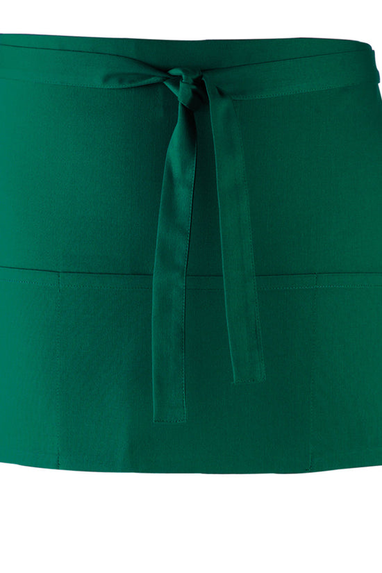Premier Colours 3Pocket Apron Short Waist Apron with Open Pockets