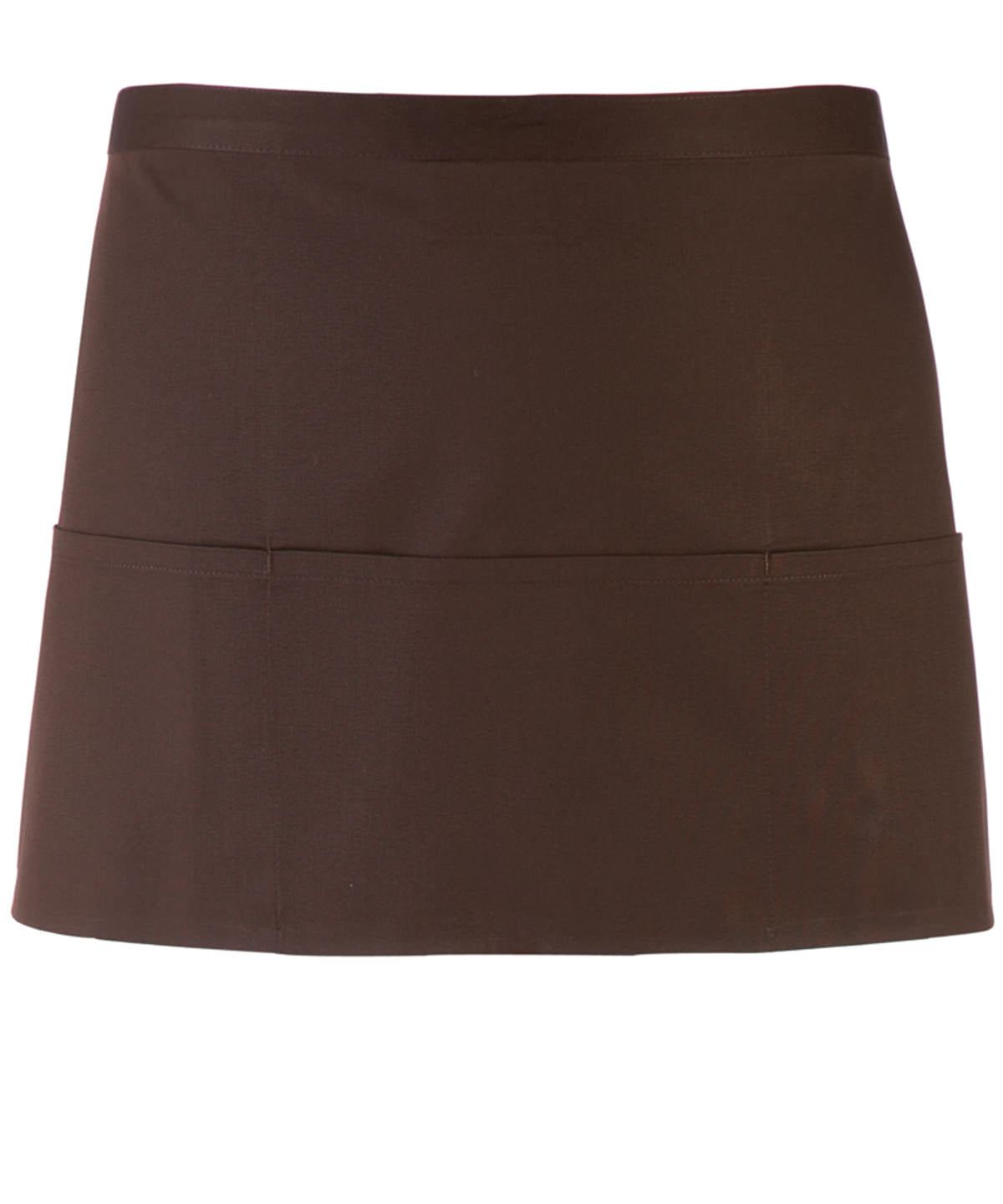 Premier Colours 3Pocket Apron Short Waist Apron with Open Pockets