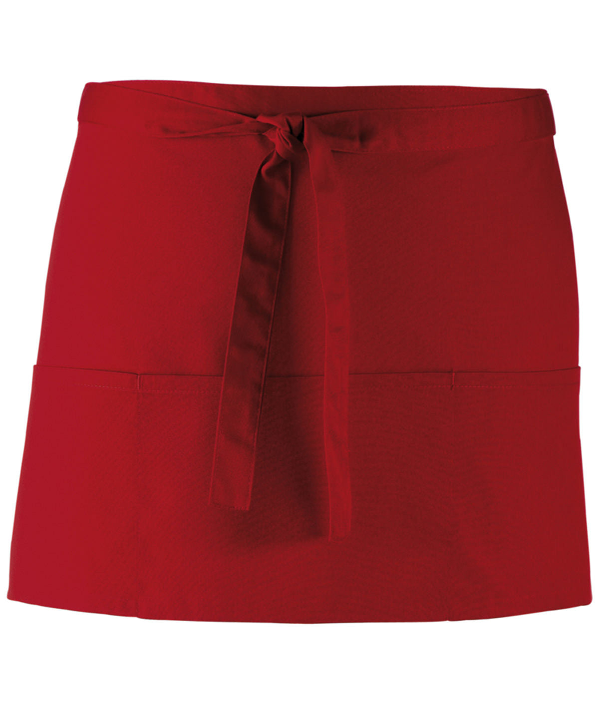 Premier Colours 3Pocket Apron Short Waist Apron with Open Pockets