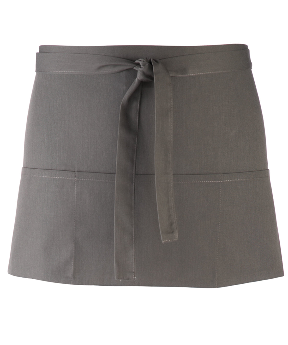 Premier Colours 3Pocket Apron Short Waist Apron with Open Pockets