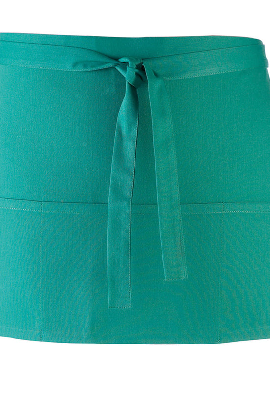 Premier Colours 3Pocket Apron Short Waist Apron with Open Pockets