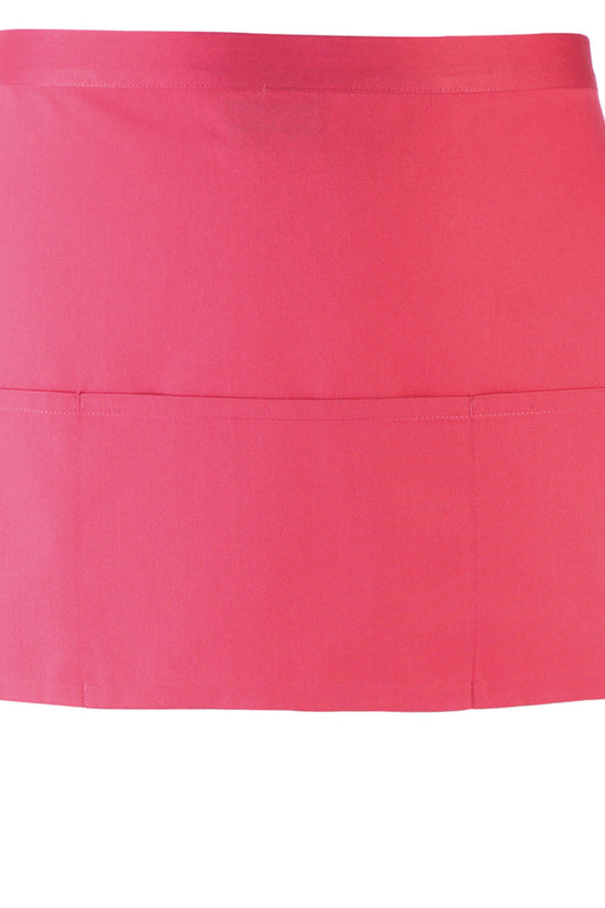 Premier Colours 3Pocket Apron Short Waist Apron with Open Pockets