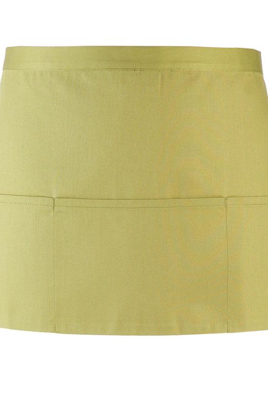 Premier Colours 3Pocket Apron Short Waist Apron with Open Pockets