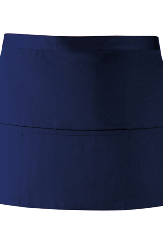 Premier Colours 3Pocket Apron Short Waist Apron with Open Pockets