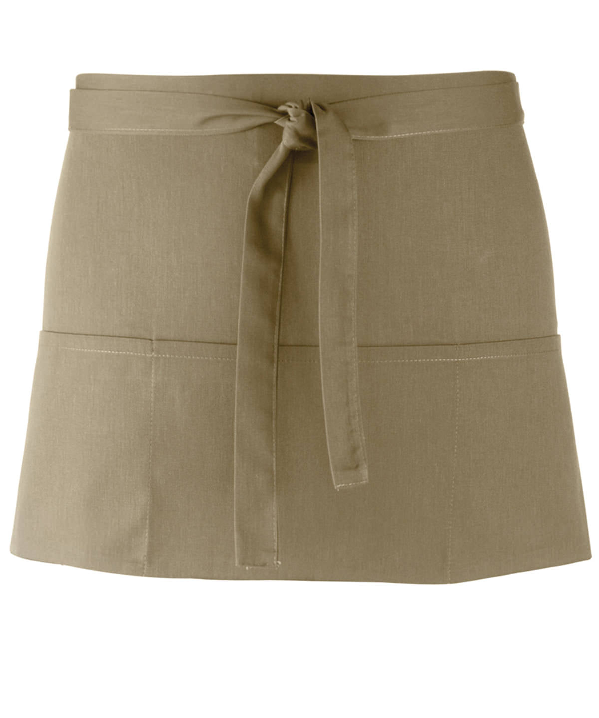 Premier Colours 3Pocket Apron Short Waist Apron with Open Pockets