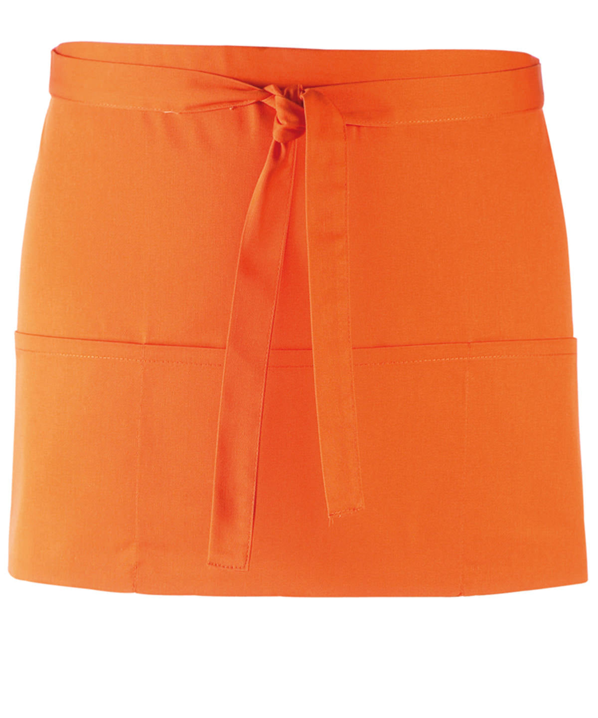 Premier Colours 3Pocket Apron Short Waist Apron with Open Pockets