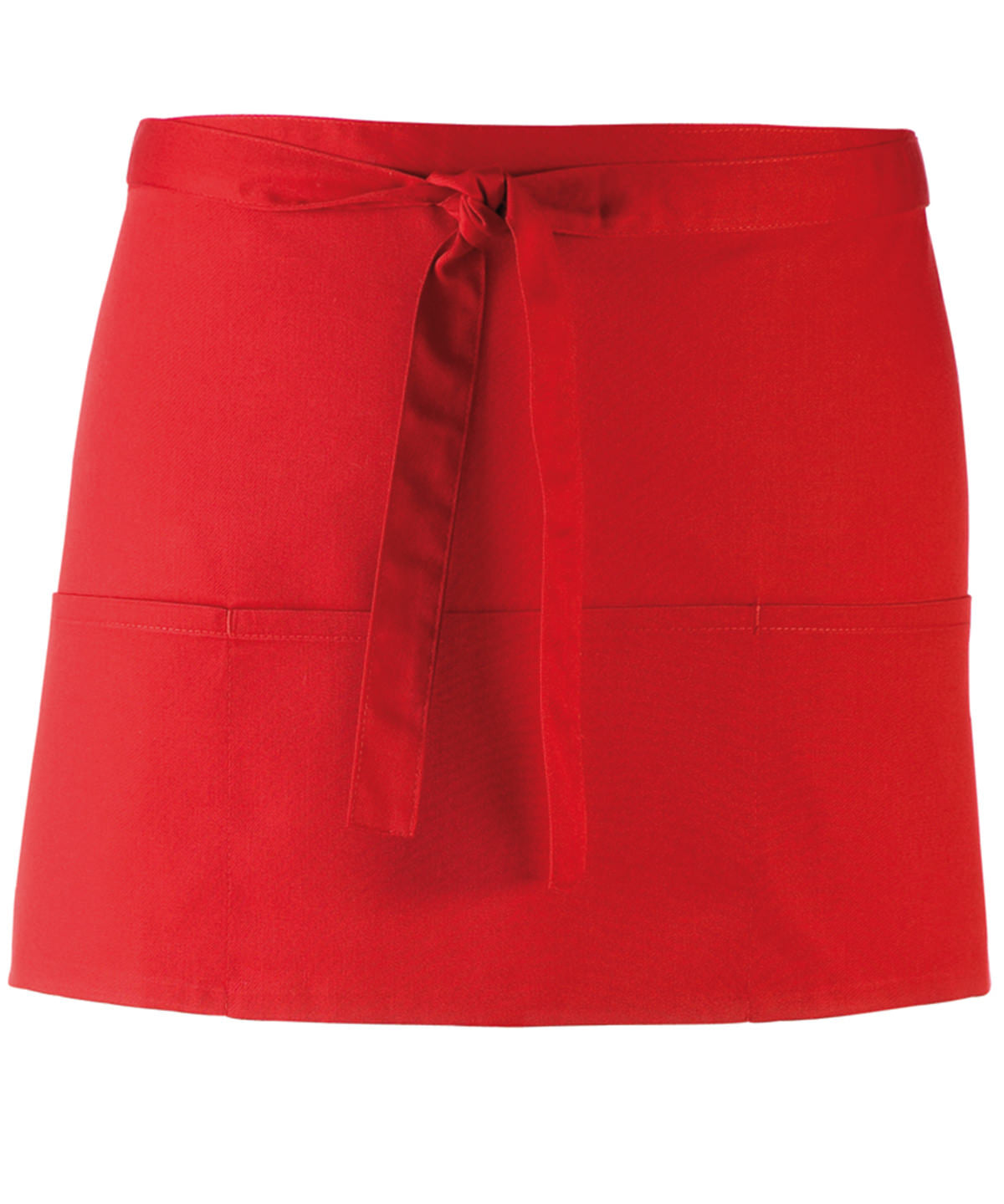 Premier Colours 3Pocket Apron Short Waist Apron with Open Pockets