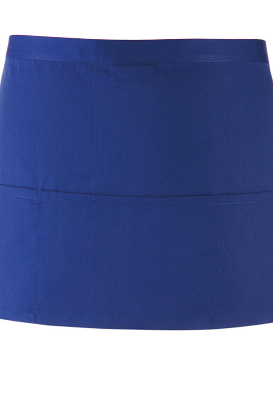 Premier Colours 3Pocket Apron Short Waist Apron with Open Pockets