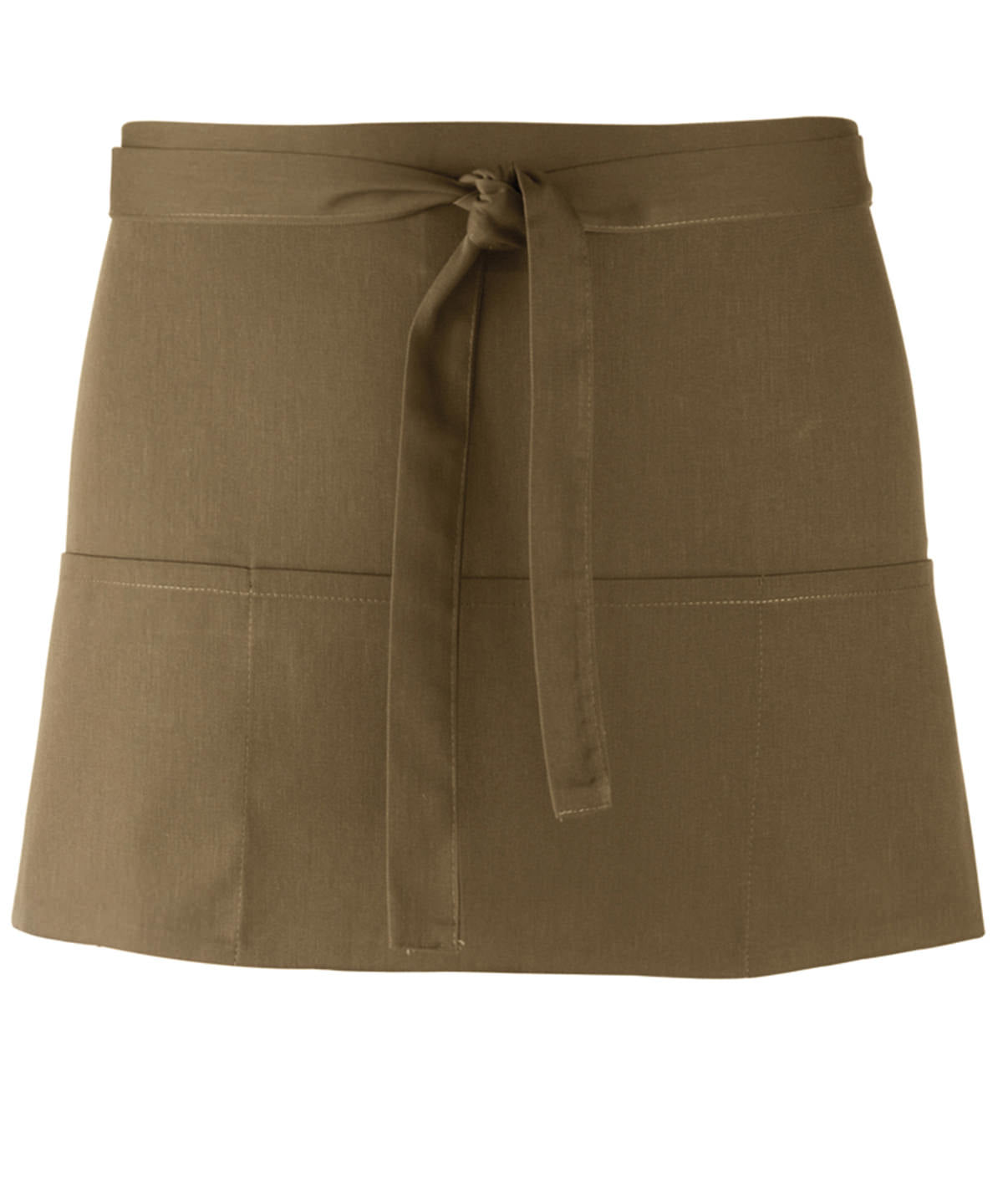 Premier Colours 3Pocket Apron Short Waist Apron with Open Pockets