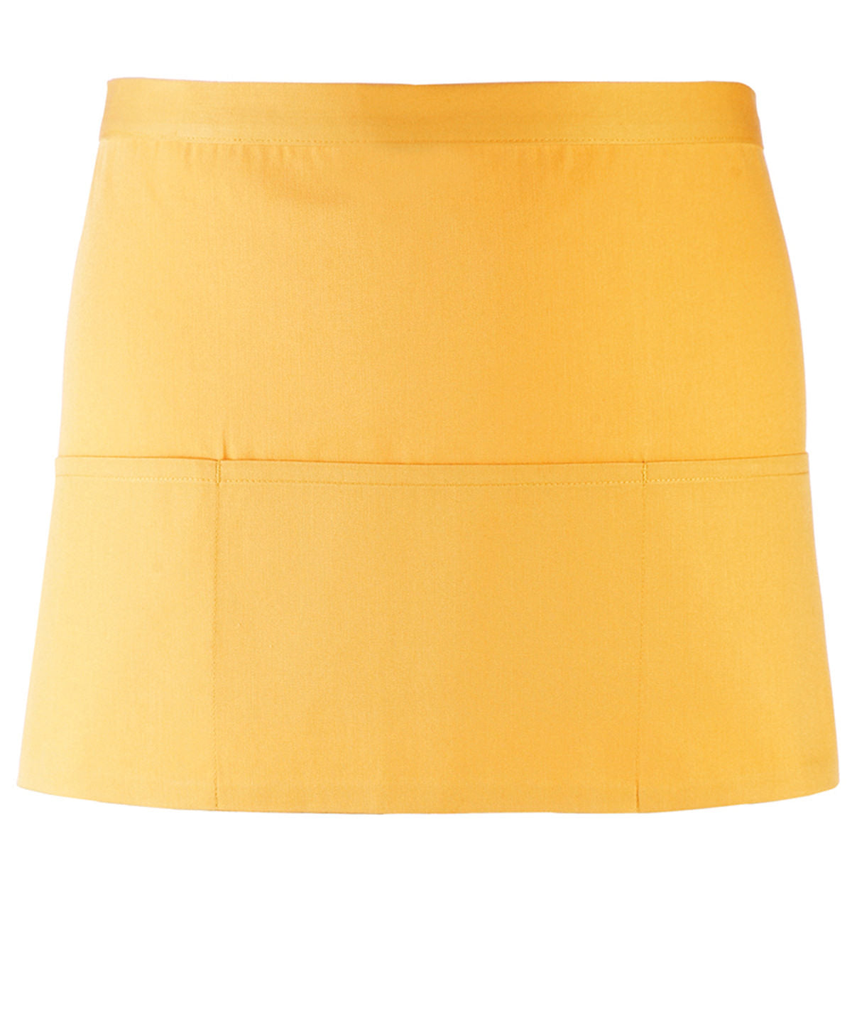 Premier Colours 3Pocket Apron Short Waist Apron with Open Pockets