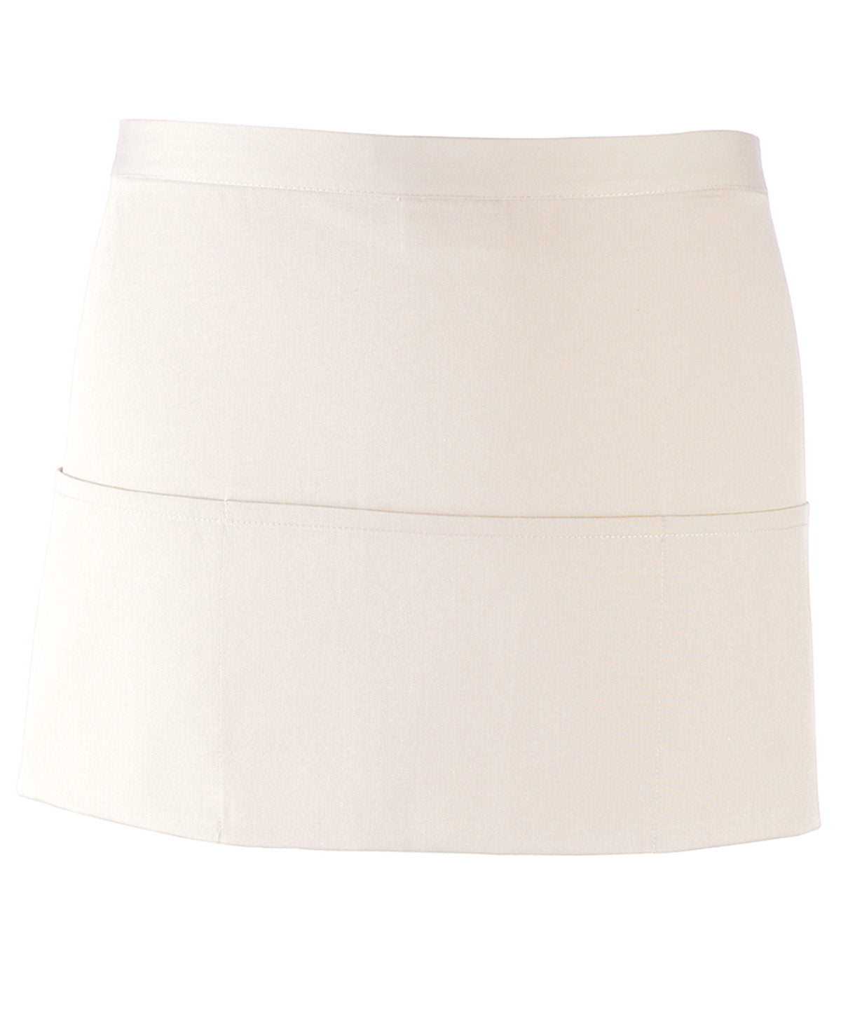 Premier Colours 3Pocket Apron Short Waist Apron with Open Pockets