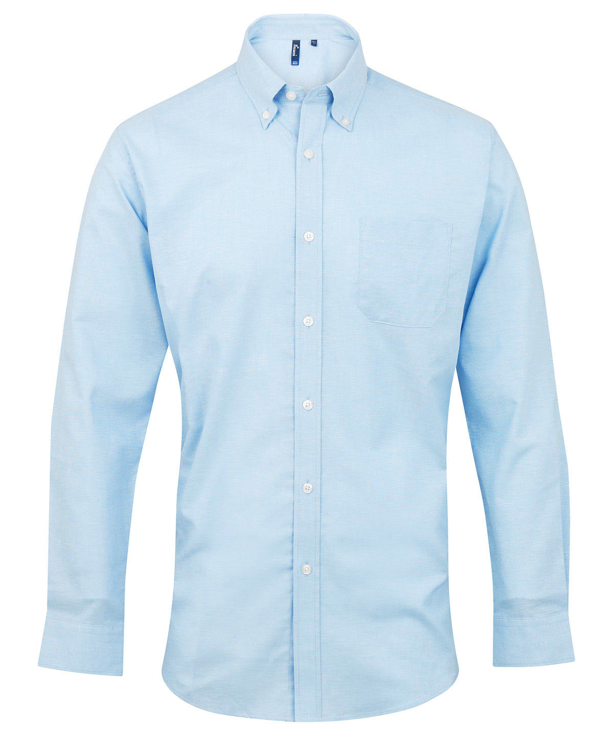 Premier Signature Oxford Long Sleeve Shirt for Men WrinkleFree SemiFitted Styling