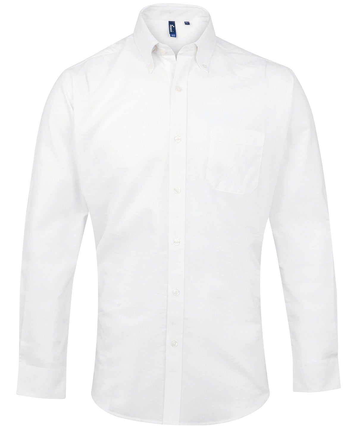 Premier Signature Oxford Long Sleeve Shirt for Men WrinkleFree SemiFitted Styling