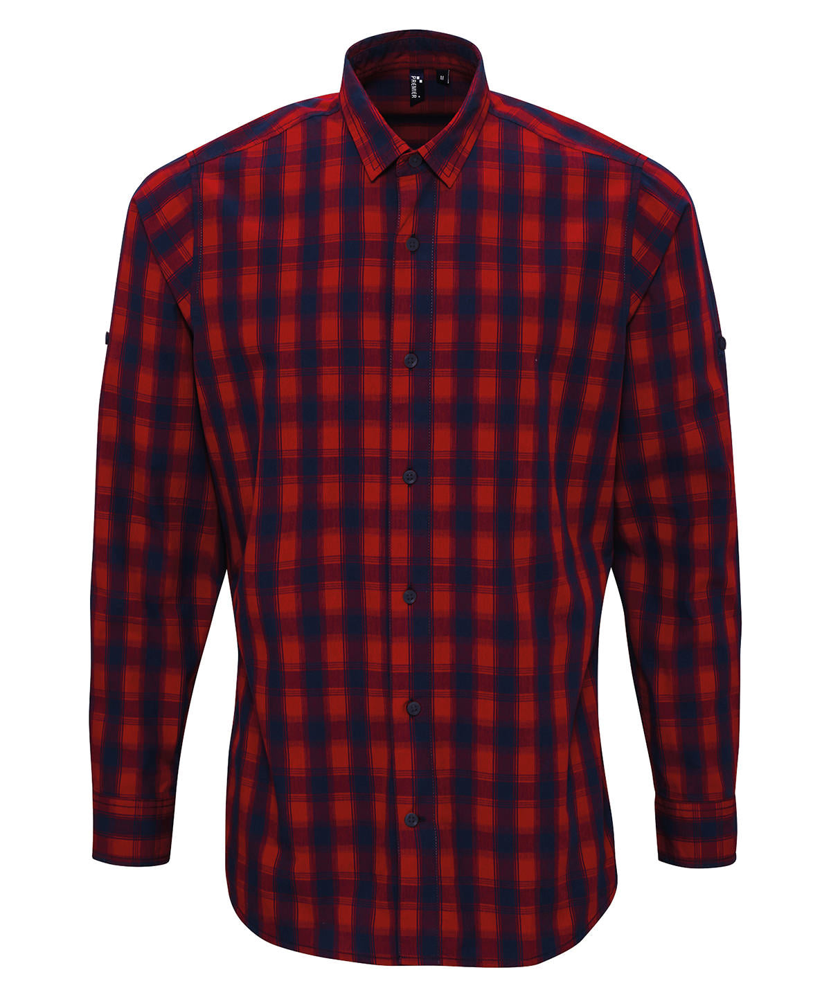 Premier Mulligan Check Cotton Long Sleeve Shirt for Men