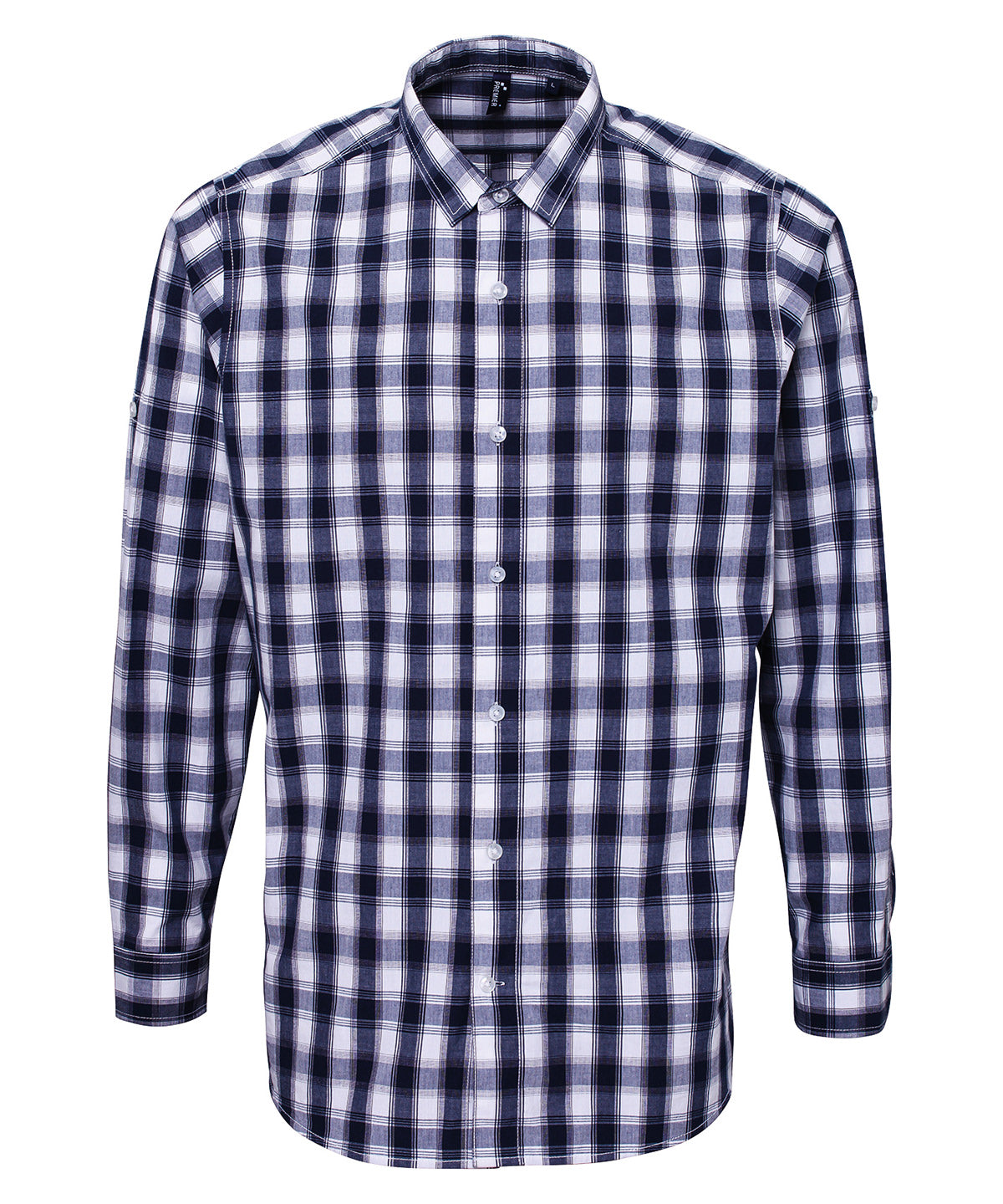 Premier Mulligan Check Cotton Long Sleeve Shirt for Men