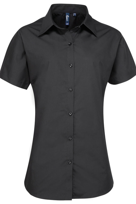 Supreme Poplin Short Sleeve Shirt for Women Plus Sizes