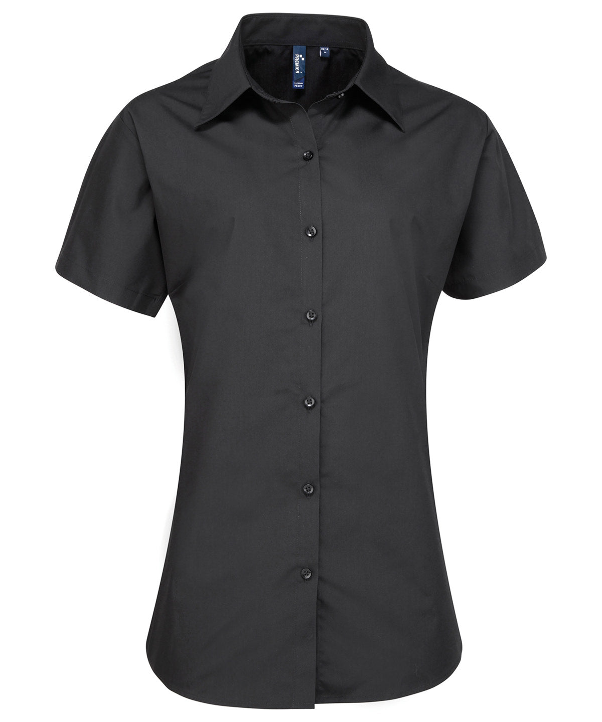 Supreme Poplin Short Sleeve Shirt for Women Plus Sizes