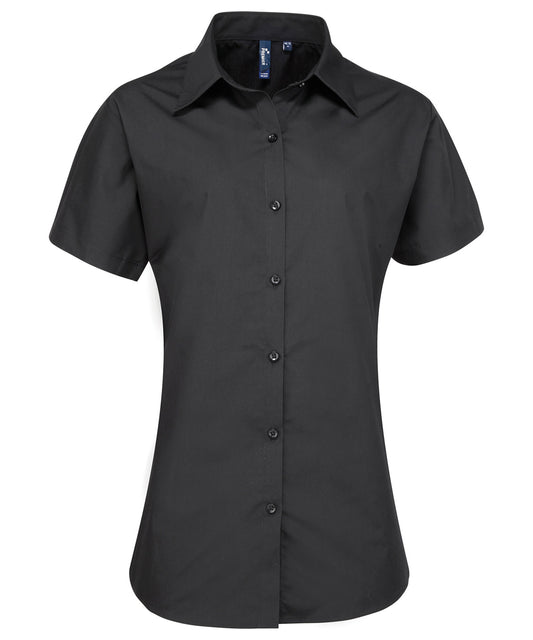 Supreme Poplin Short Sleeve Shirt for Women Plus Sizes