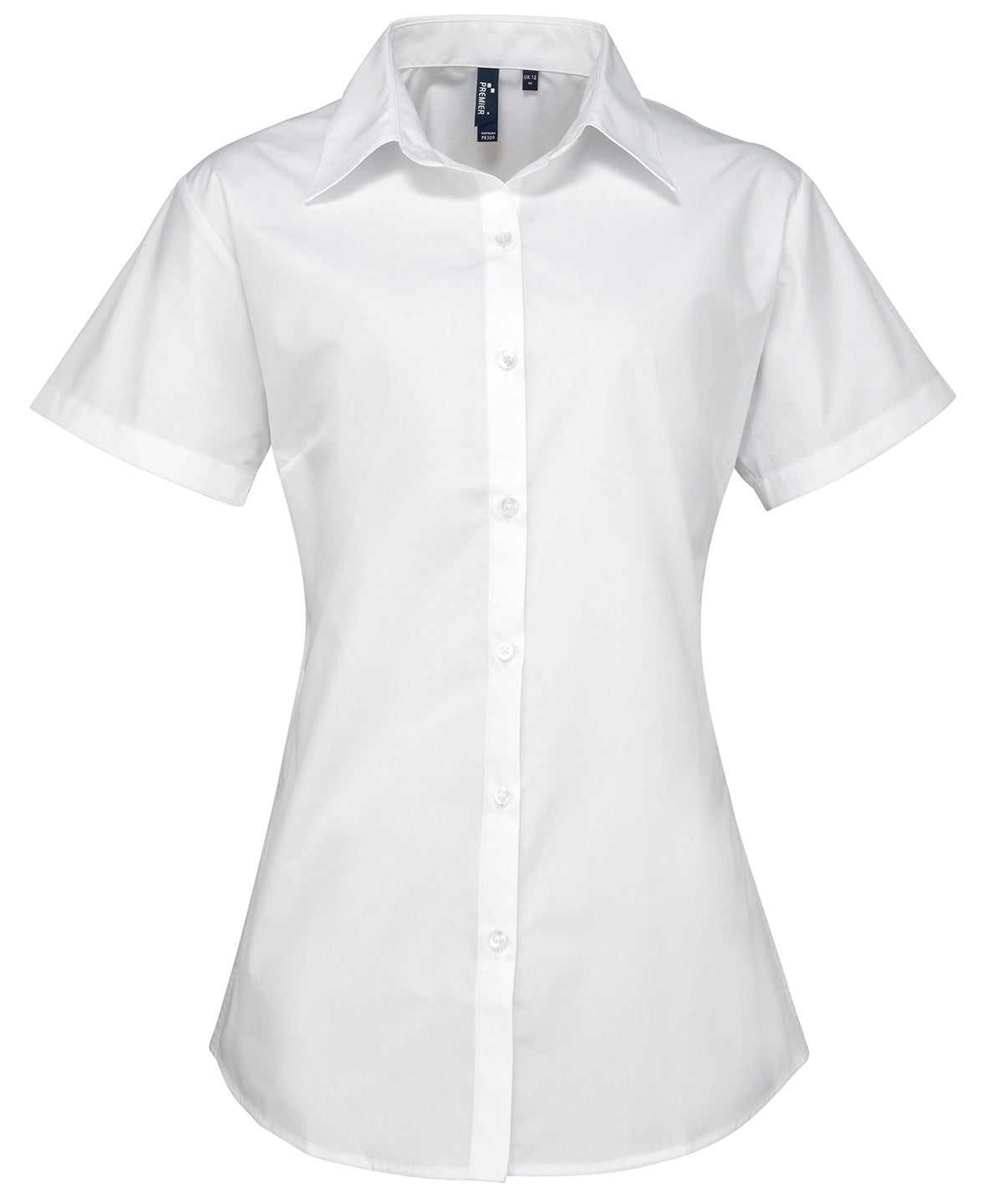 Supreme Poplin Short Sleeve Shirt for Women Plus Sizes