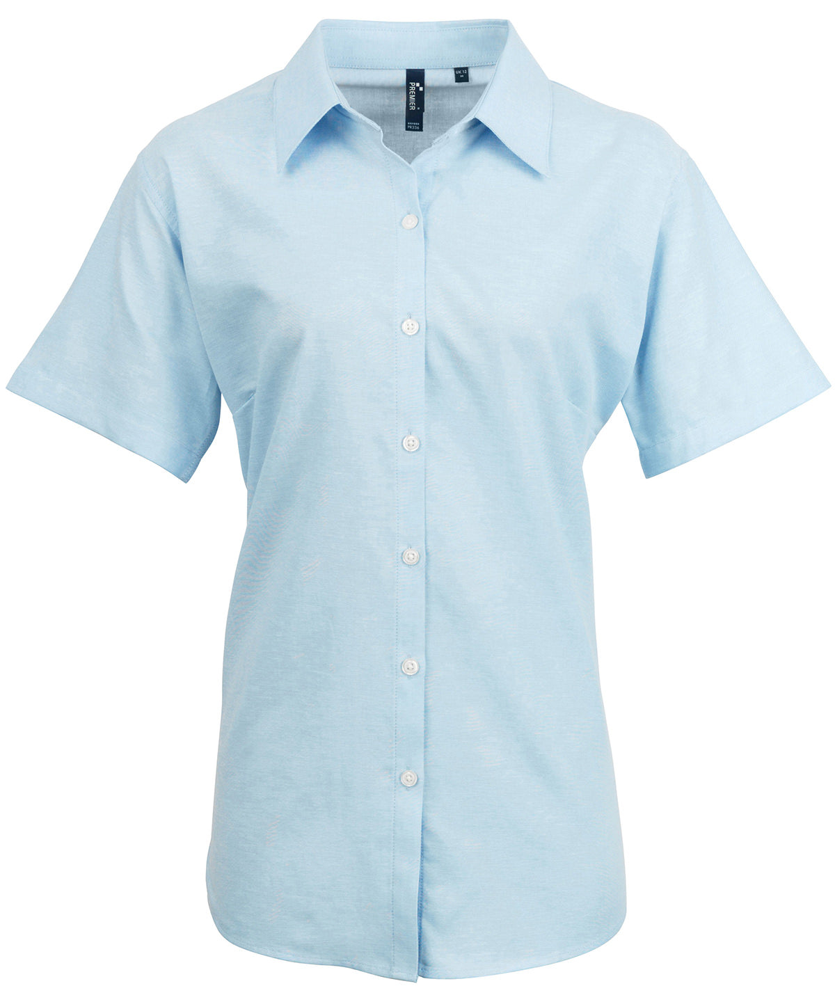 Womens Signature Oxford Short Sleeve Blouse