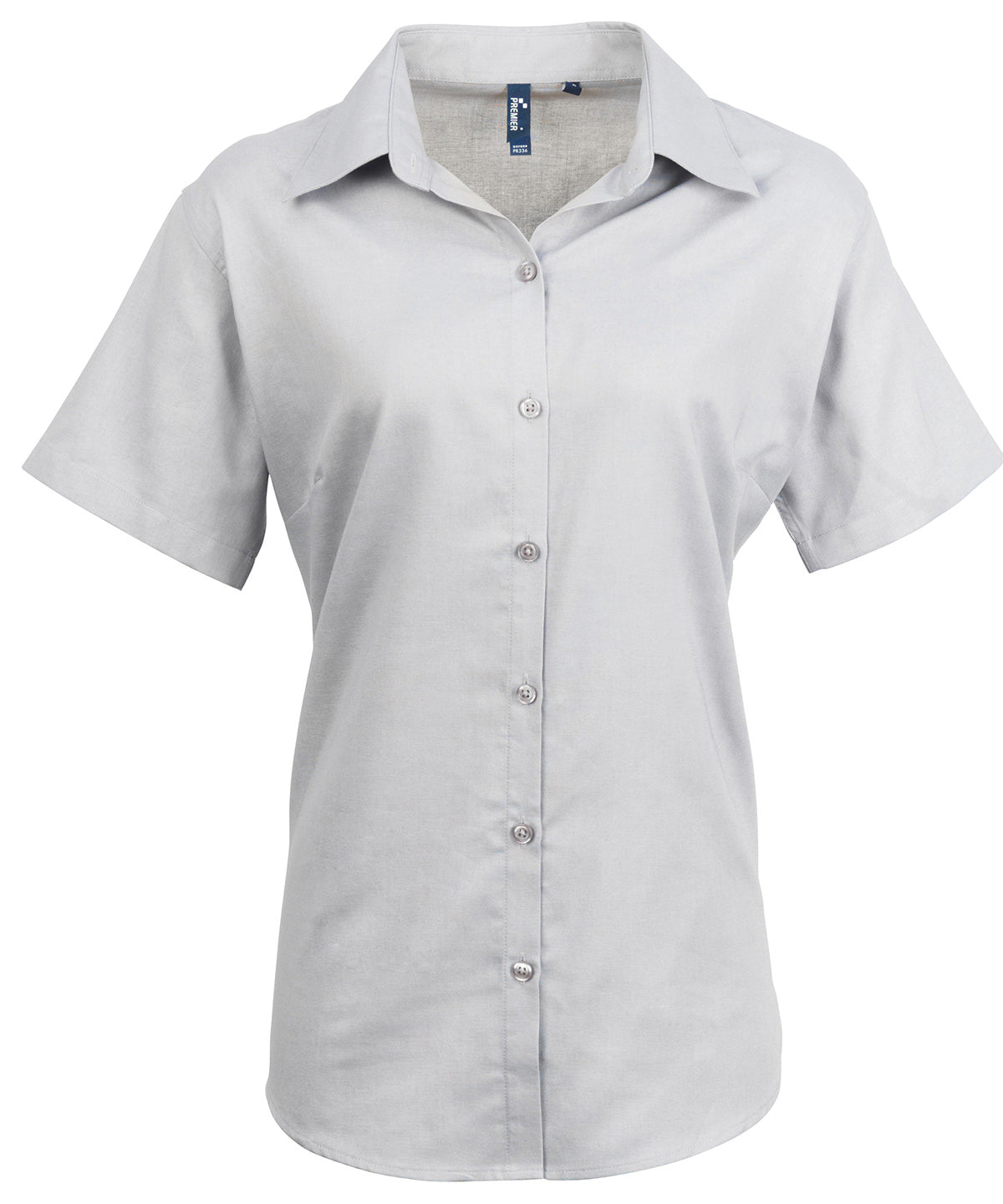 Womens Signature Oxford Short Sleeve Blouse