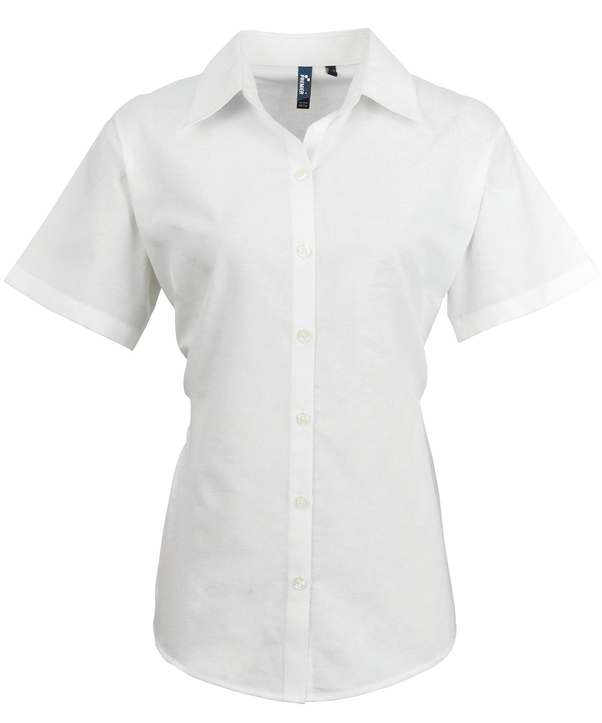 Womens Signature Oxford Short Sleeve Blouse