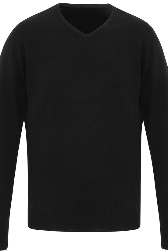 Mens VNeck Acrylic Sweater Plus Sizes