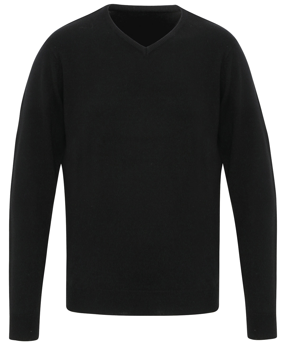 Mens VNeck Acrylic Sweater Plus Sizes