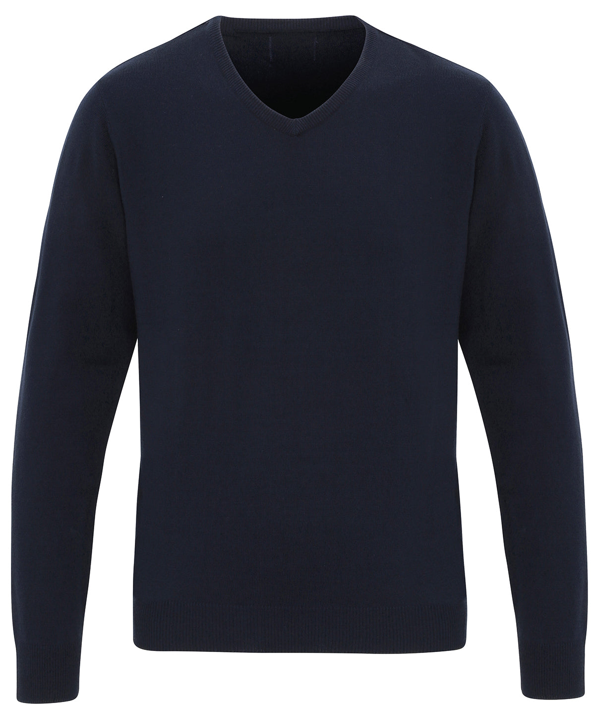 Mens VNeck Acrylic Sweater Plus Sizes