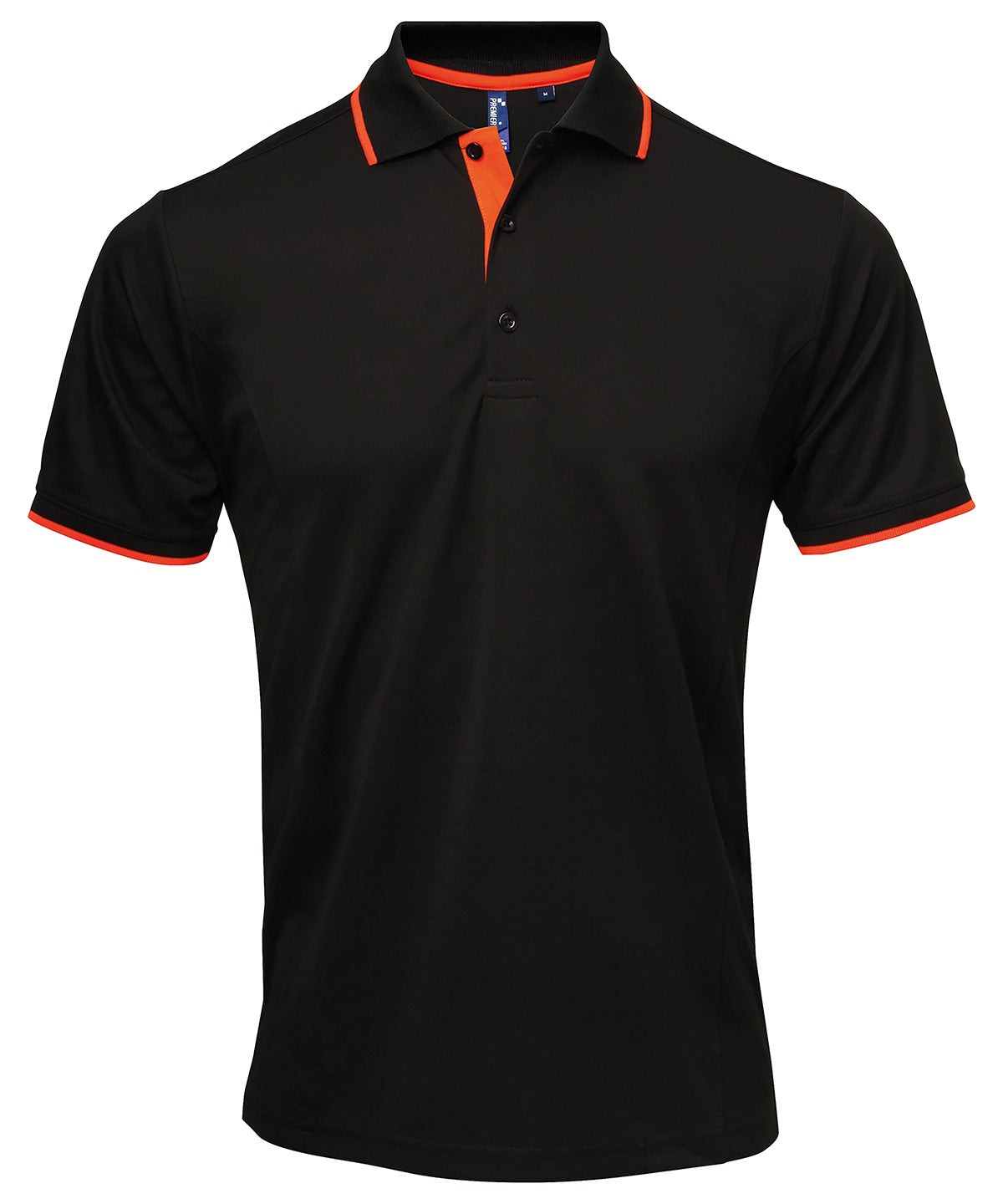 Contrast Coolchecker Polo Shirt for Men Plus Sizes