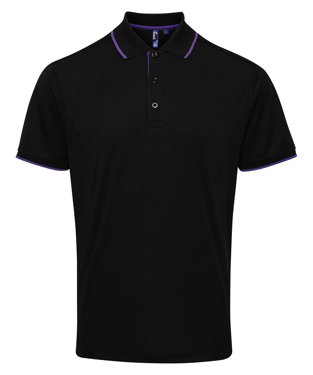 Contrast Coolchecker Polo Shirt for Men Plus Sizes