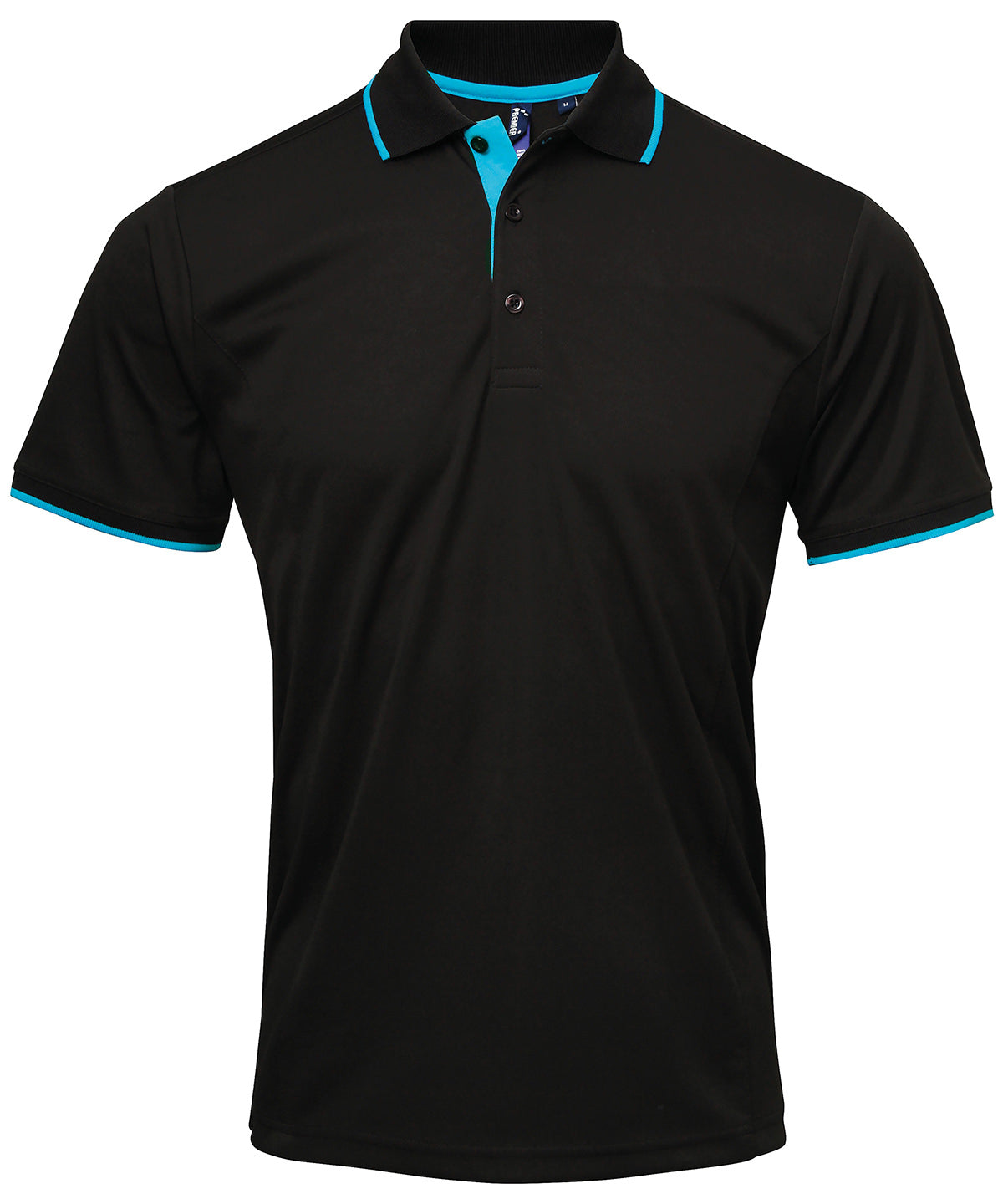 Contrast Coolchecker Polo Shirt for Men Plus Sizes
