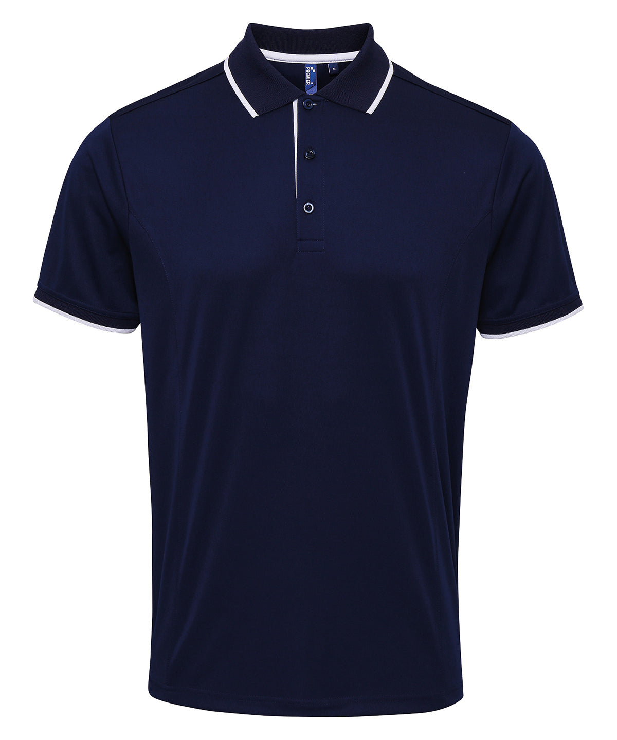 Contrast Coolchecker Polo Shirt for Men Plus Sizes