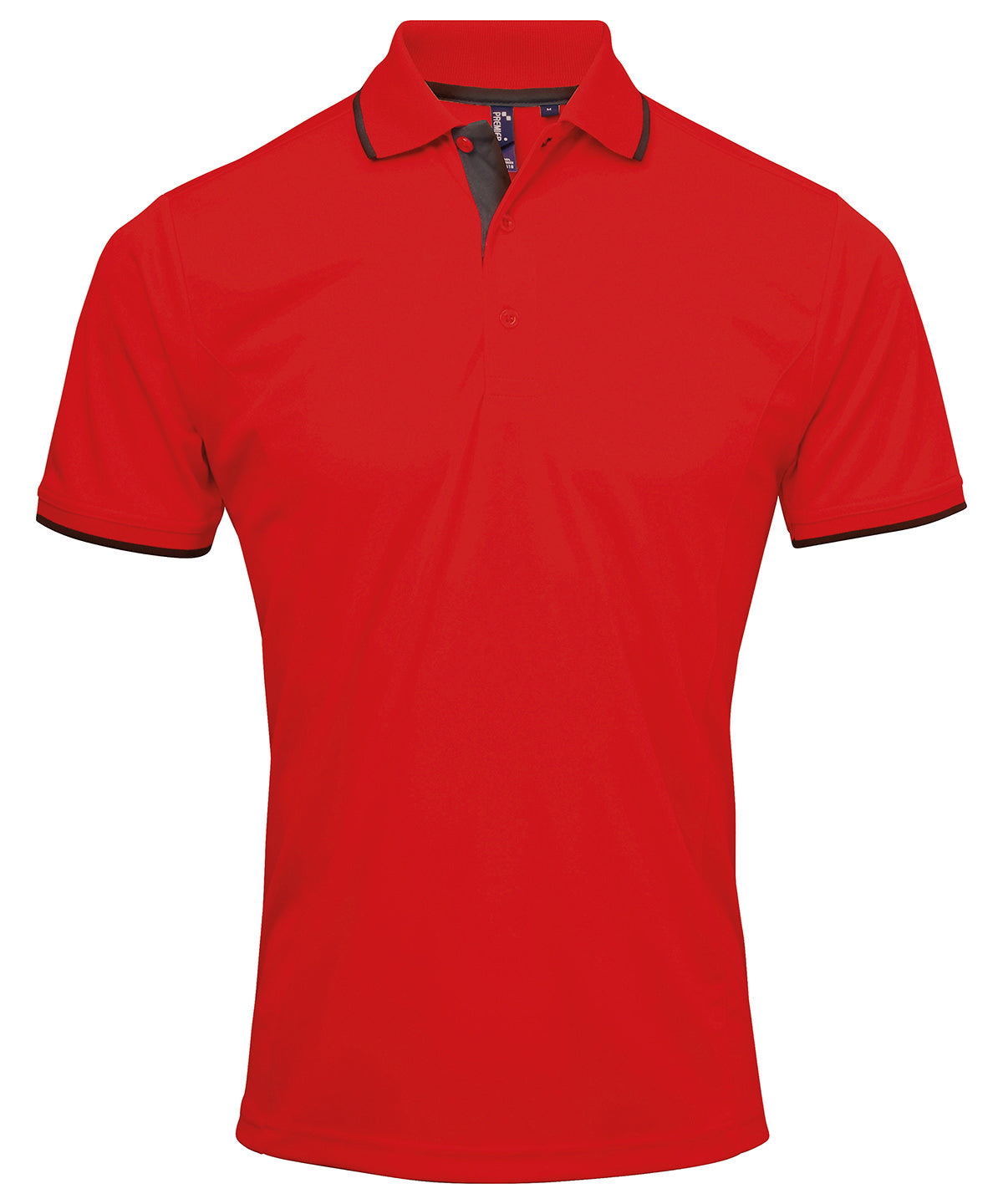 Contrast Coolchecker Polo Shirt for Men Plus Sizes