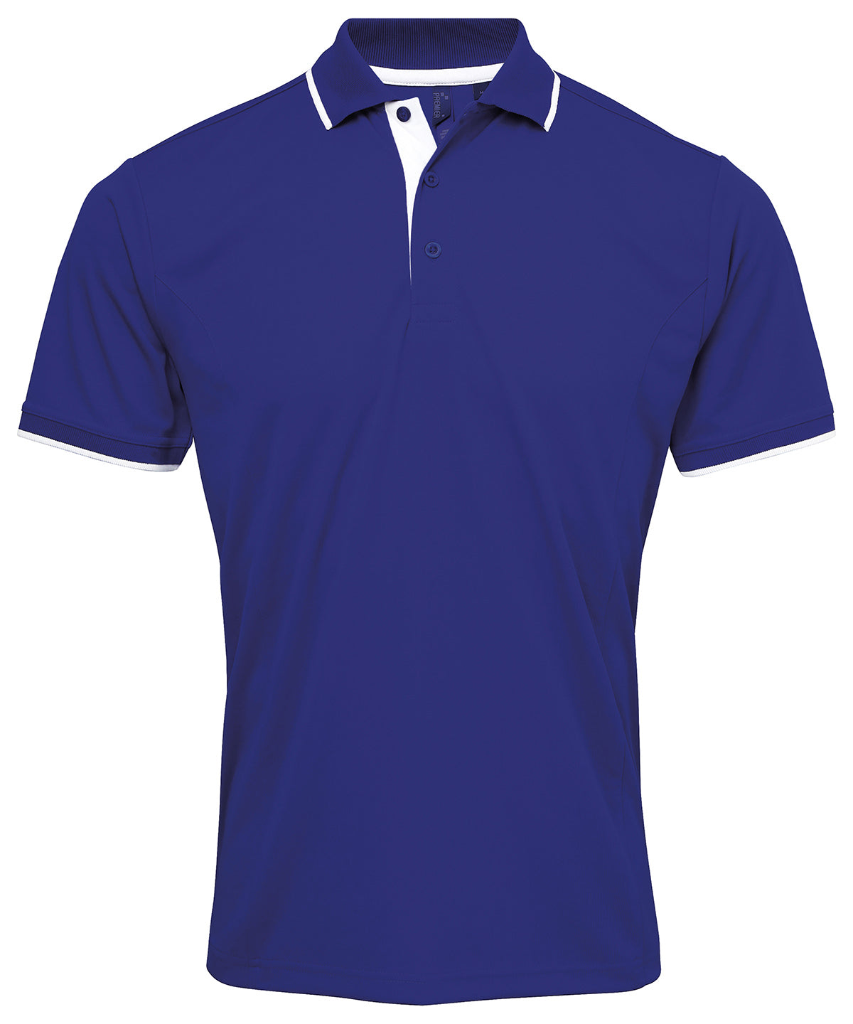 Contrast Coolchecker Polo Shirt for Men Plus Sizes